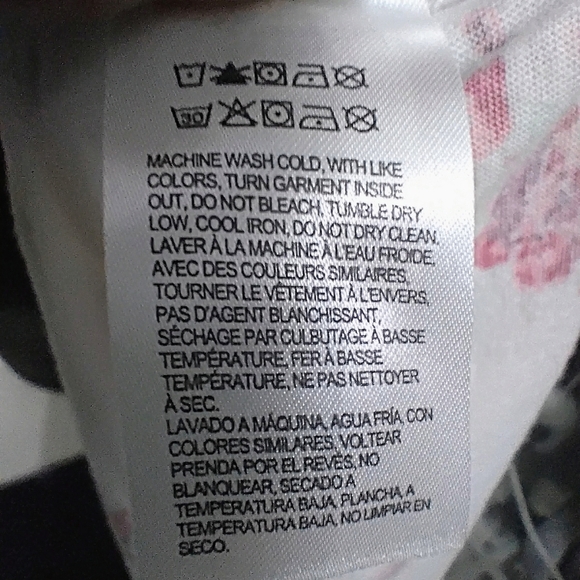 Women's Lucky Brand Cotton Modal Round Neck Short Sleeve Basic T Floral Size L - Picture 7 of 11